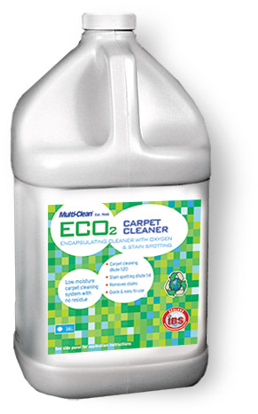 Eco2 carpet cleaner bottle
